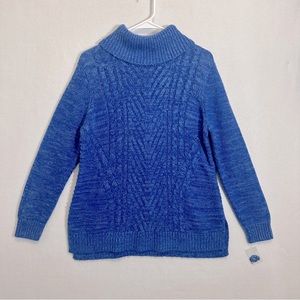 Karen Scott Women Sweater Knit Blue Size M